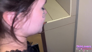 The bitch didn't want to go home, so I fucked her at the mall. With conversations and plot